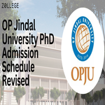 OP Jindal University PhD Admission Schedule Revised